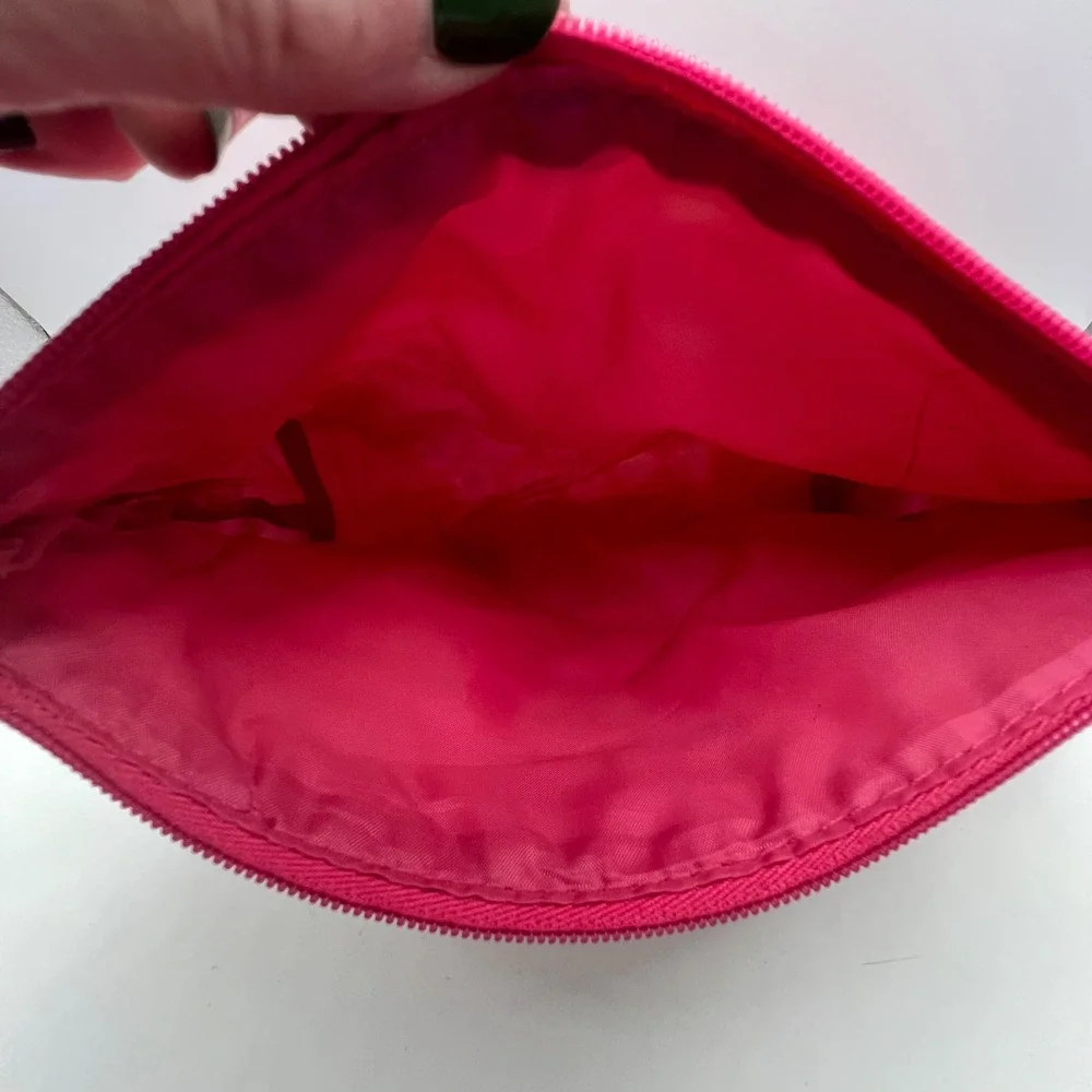 Marimekko for Clinique Floral Cosmetic Bag Pink White Green Retro Iconic
